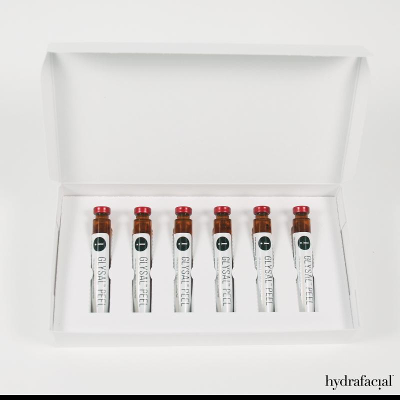 (6 Vials) popular Hydrafacial Glysal Peel 15% Glycolic & 1.5% Salicyclic Acid Booster fo